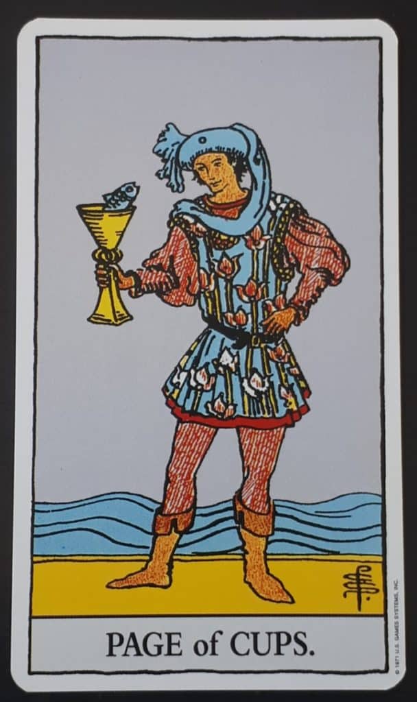 Page Of Cups Yes Or No Card