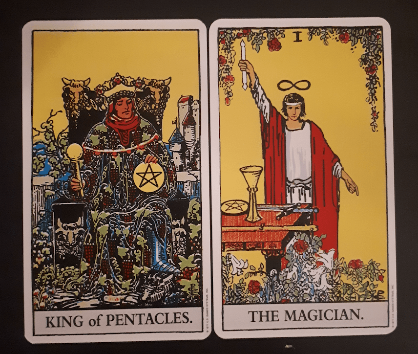 King of Pentacles & The Magician 