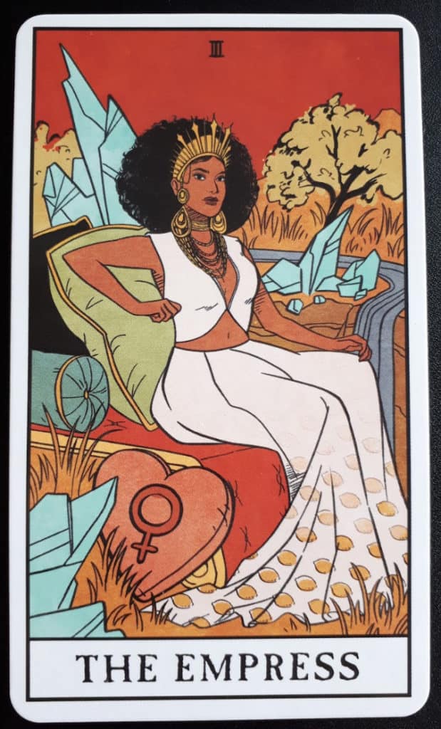 The Empress tarot card from the Modern Witch Tarot Deck
