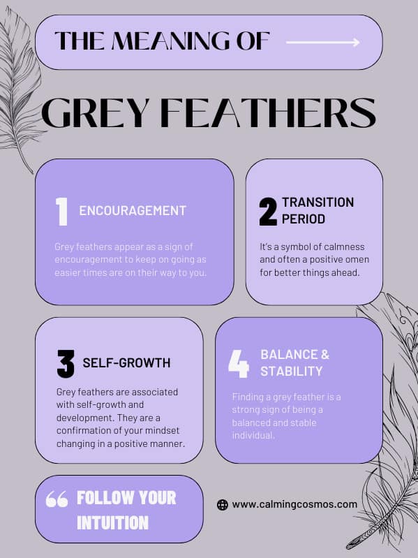 the meaning of grey feathers
