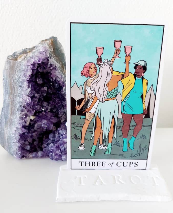 three of cups as how someone sees you