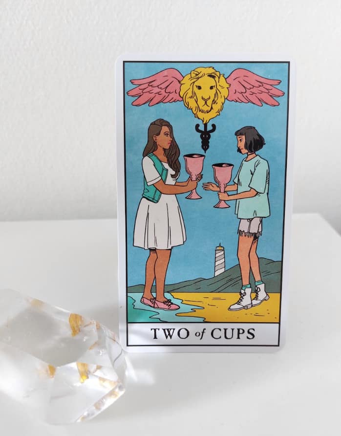 two of cups as how someone sees you